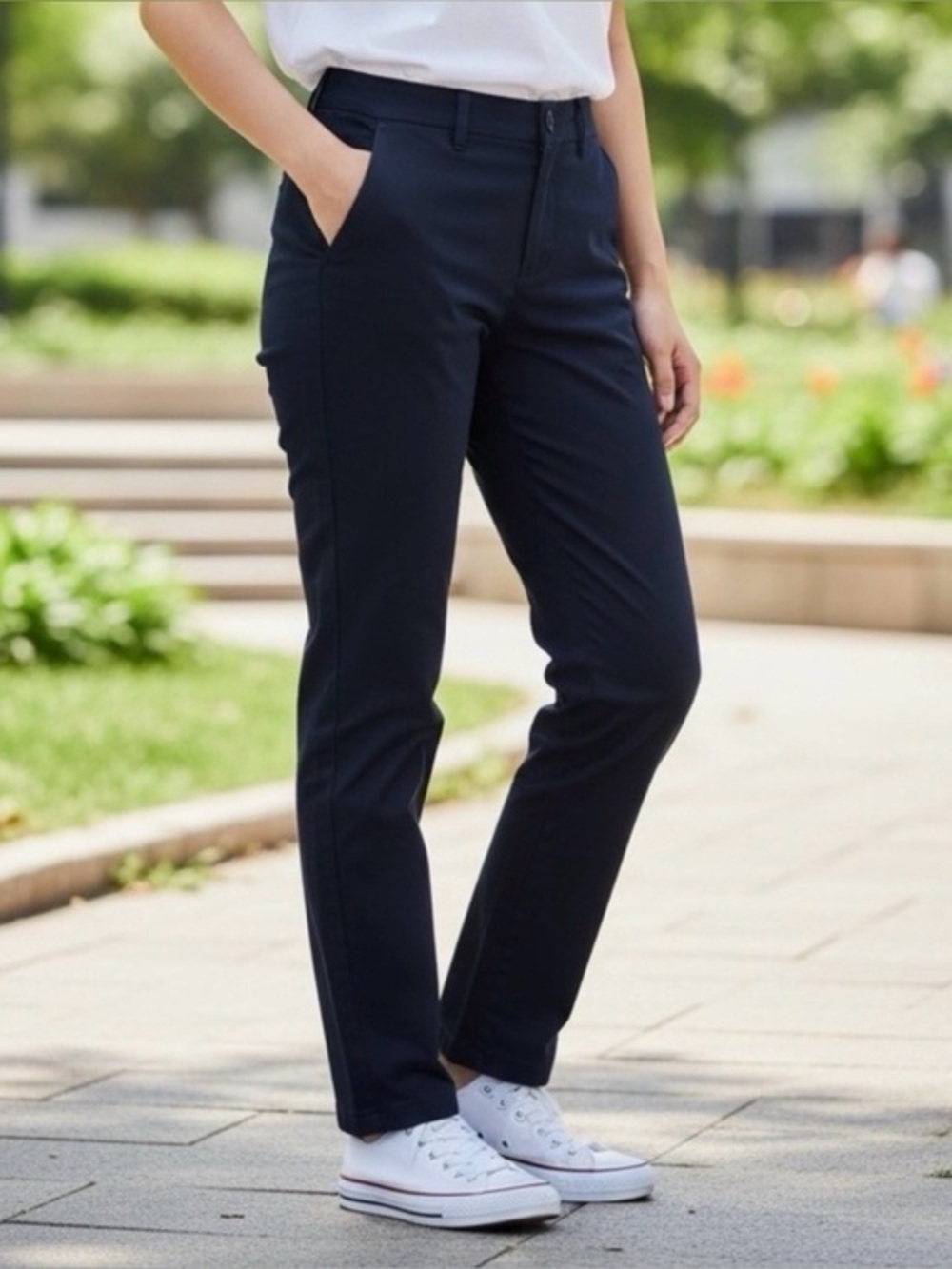 Chaps Fit Shape Sculpt Pants (6S)